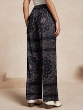 Almamuse Women Minimalist Slimming Straight Leg Printed Casual Long Pants, For Daily Wear